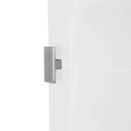 Meuble de rangement et d'organisation Brookfield à deux portes avec étagères réglables pour salle de bain et buanderie - Blanc