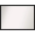 40" x 29" Non-Beveled Avon Black Narrow Wall Mirror - Amanti Art
