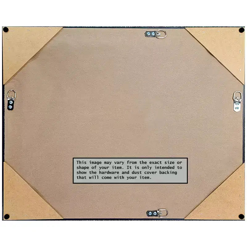 Miroir mural étroit noir Avon non biseauté de 20" x 26"