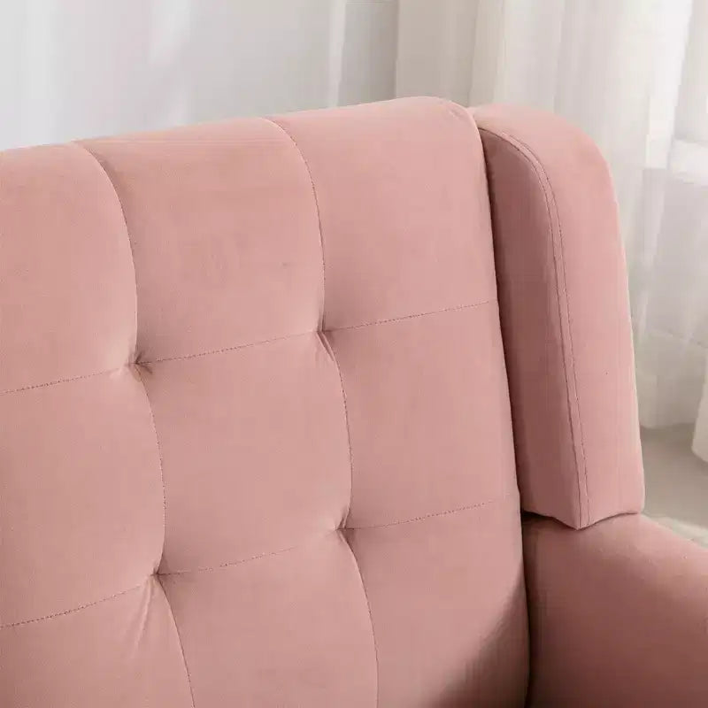 Fauteuil d'appoint moderne capitonné pour salon, fauteuil rembourré doux avec pieds en bois noir, ergonomique pour chambre à coucher
