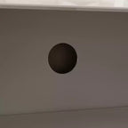 Meuble TV Blanc Brillant à Angles Arrondis - Meuble Console Multimédia Moderne pour Salon