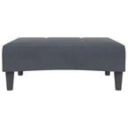 Canapé-lit velours gris foncé, bois, plastique convertible standard