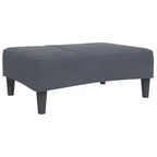 Canapé-lit velours gris foncé, bois, plastique convertible standard