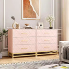 Commode de chambre à 3 tiroirs, commode moderne, avec tiroirs larges et poignées métalliques, commode en bois