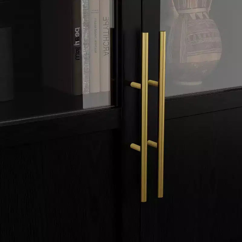55.12 Grand Buffet avec Rangement, Buffet avec Portes Vitrées