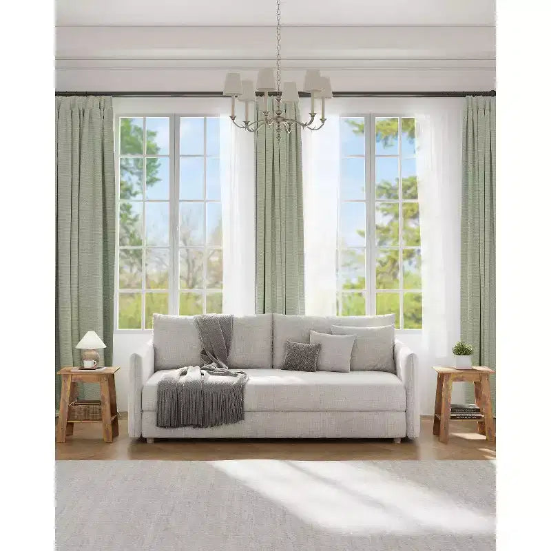 Table d'appoint moderne (2 pièces), table d'appoint de canapé en bois avec étagère de rangement à 2 niveaux, table de chevet de chambre pour petits espaces, table de chevet pour chambre à coucher