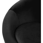 Fauteuil d'appoint Tristan en velours