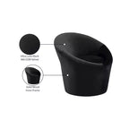 Fauteuil d'appoint Tristan en velours