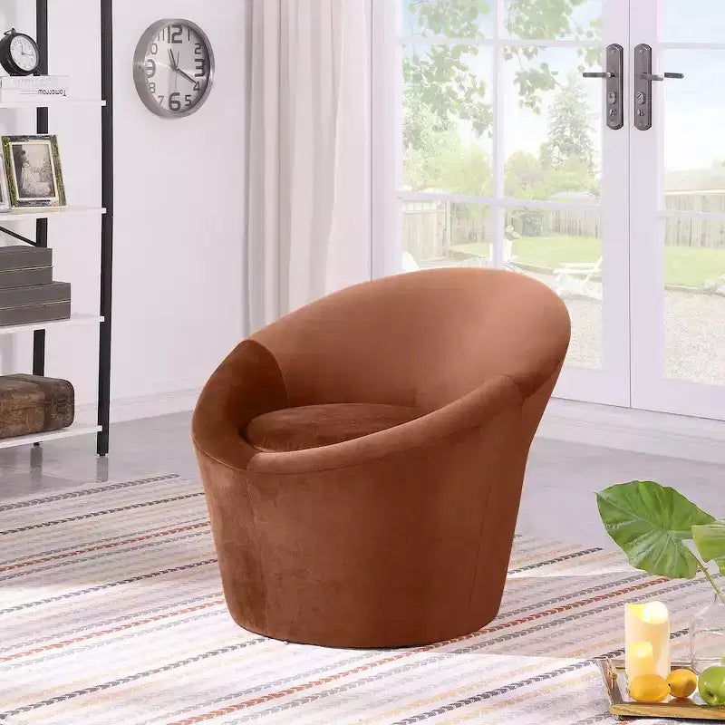 Fauteuil d'appoint Tristan en velours