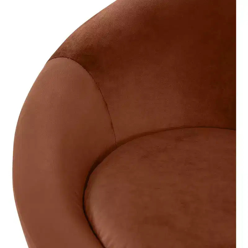 Fauteuil d'appoint Tristan en velours