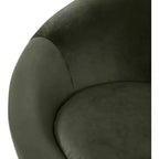 Fauteuil d'appoint Tristan en velours