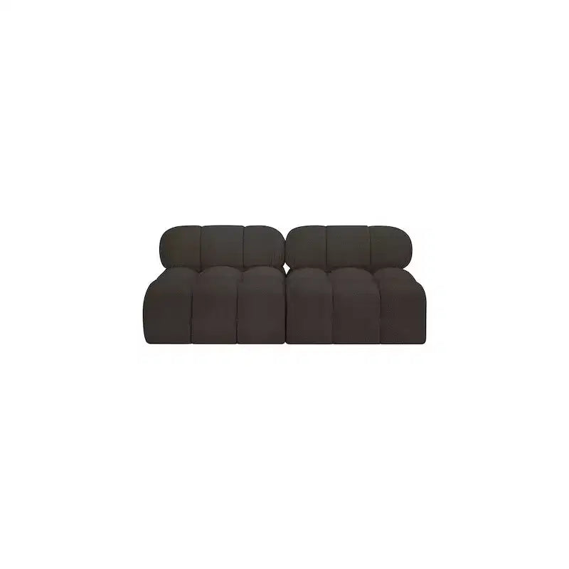 Canapé modulaire Ames en tissu bouclette
