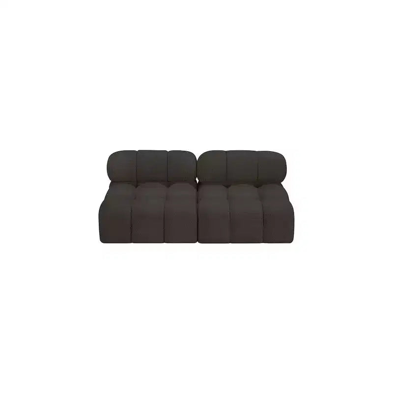 Canapé modulaire Ames en tissu bouclette