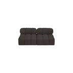Canapé modulaire Ames en tissu bouclette