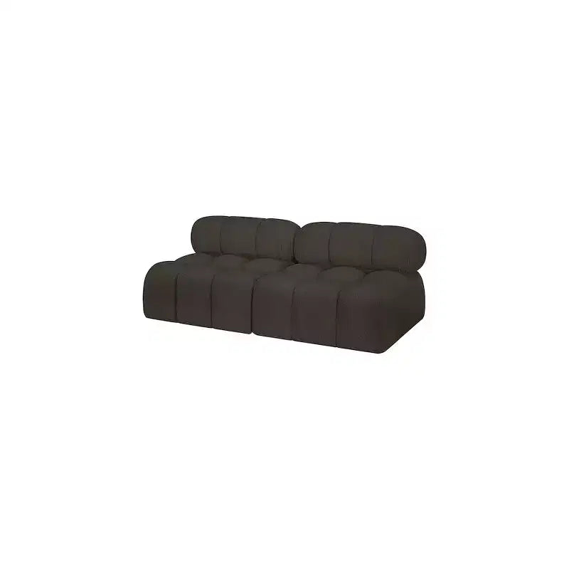 Canapé modulaire Ames en tissu bouclette