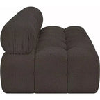 Canapé modulaire Ames en tissu bouclette