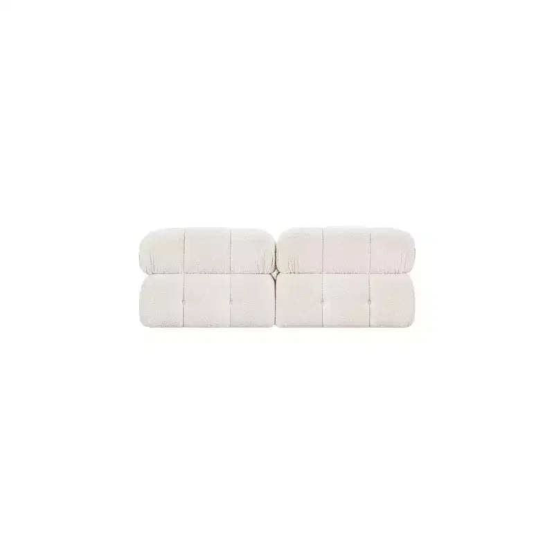 Canapé modulaire Ames en tissu bouclette