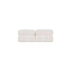 Canapé modulaire Ames en tissu bouclette