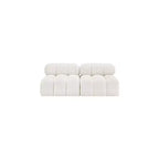 Canapé modulaire Ames en tissu bouclette