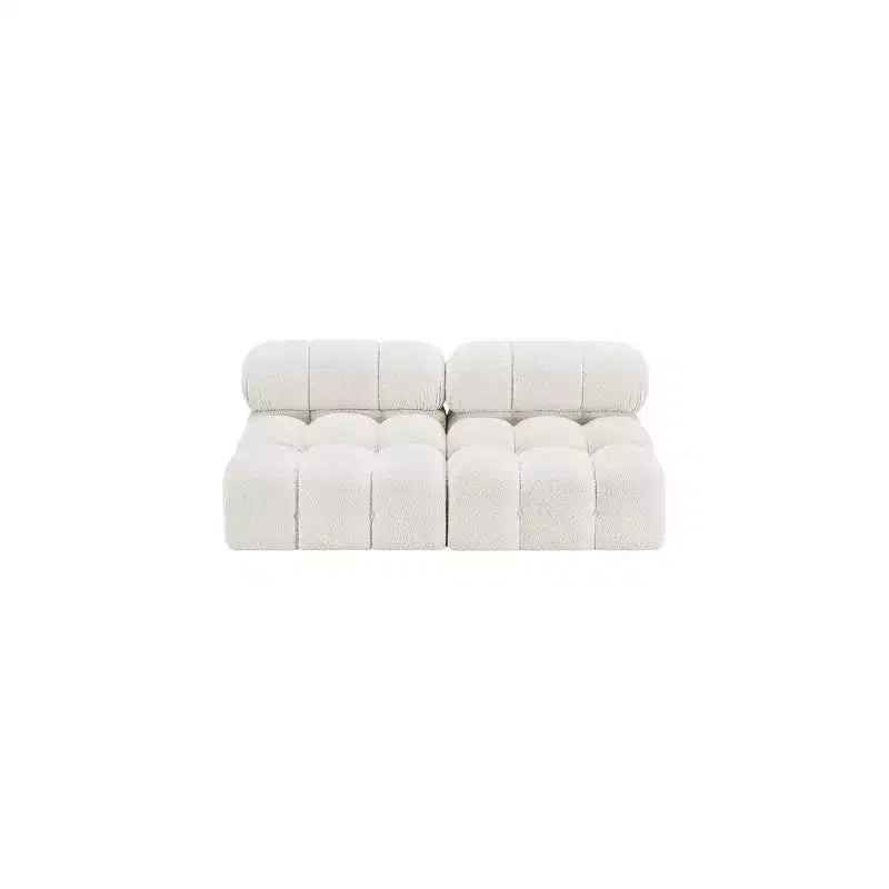 Canapé modulaire Ames en tissu bouclette