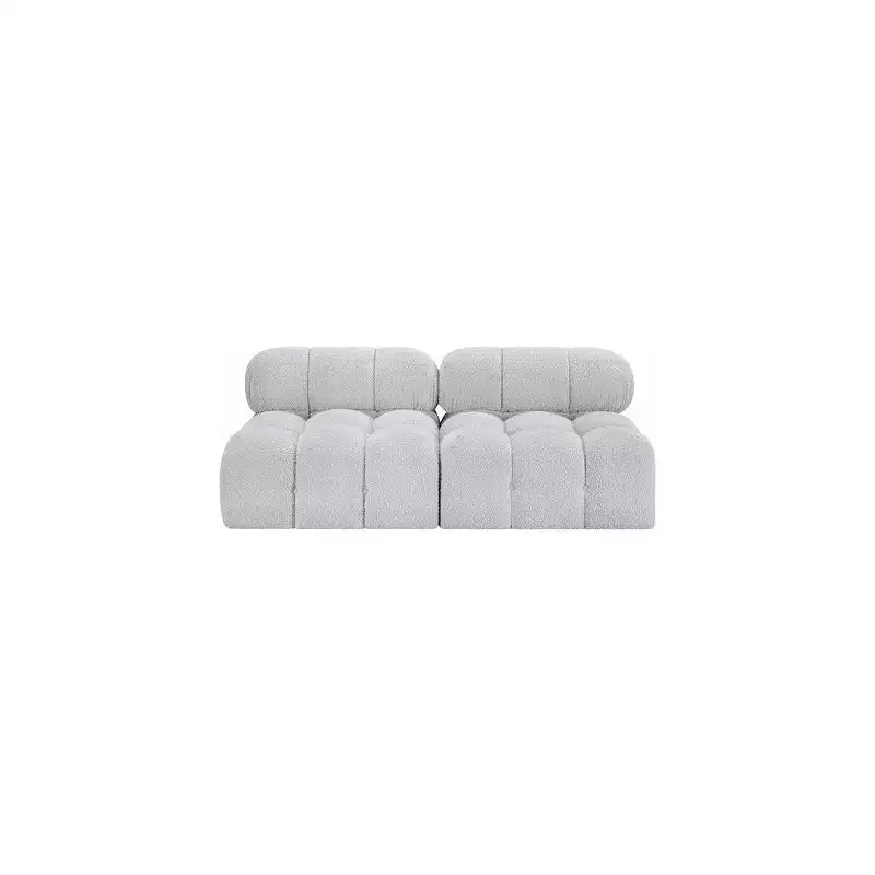 Canapé modulaire Ames en tissu bouclette