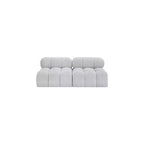 Canapé modulaire Ames en tissu bouclette