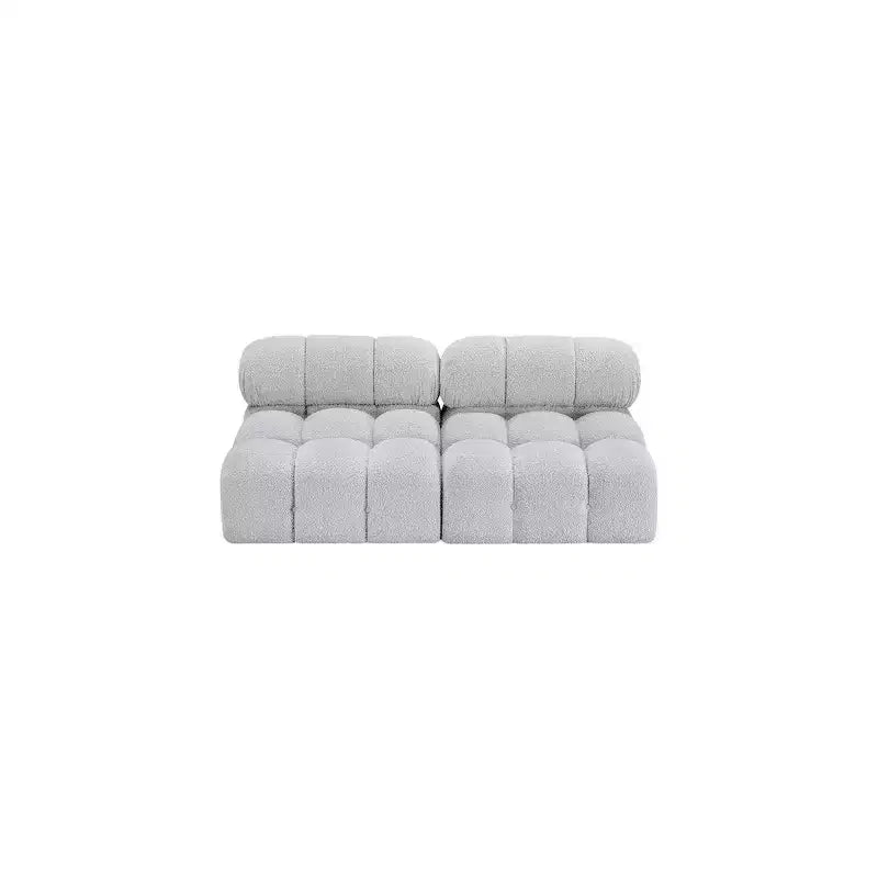 Canapé modulaire Ames en tissu bouclette