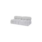 Canapé modulaire Ames en tissu bouclette