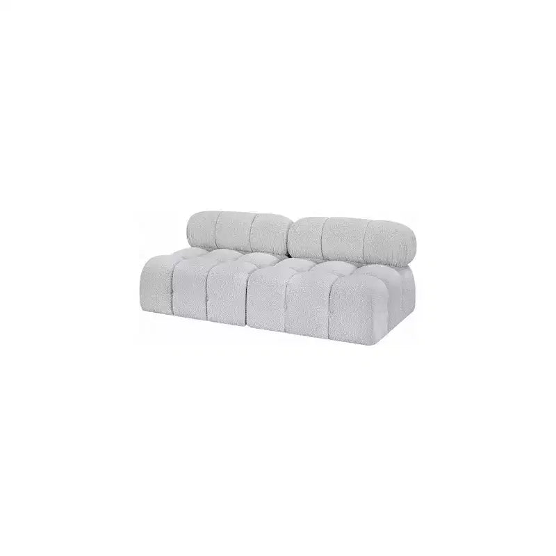 Canapé modulaire Ames en tissu bouclette