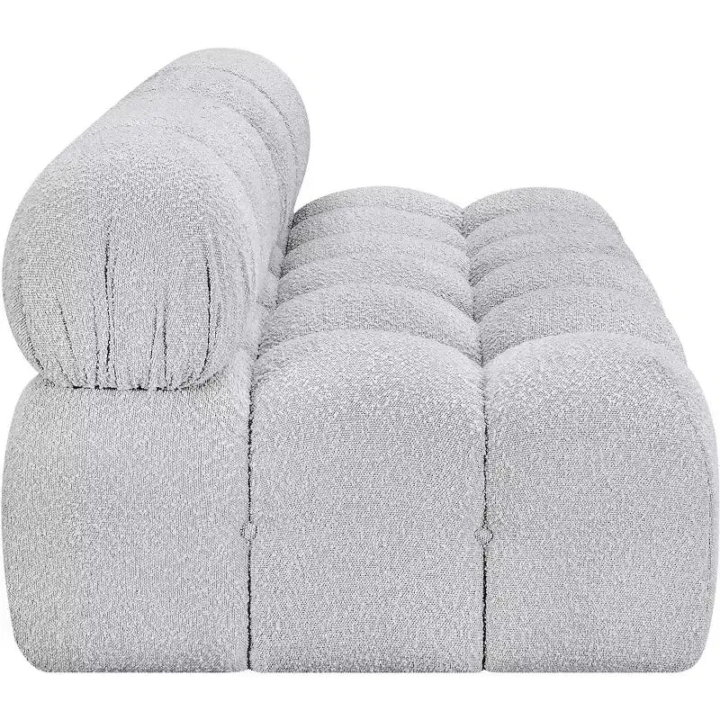 Canapé modulaire Ames en tissu bouclette