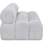 Canapé modulaire Ames en tissu bouclette