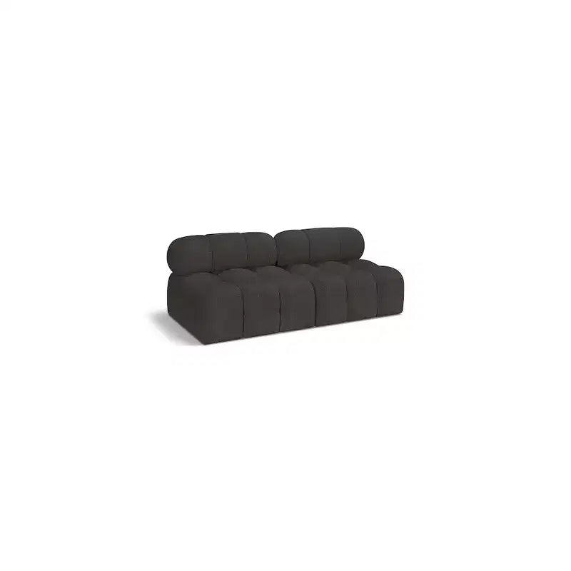 Canapé modulaire Ames en tissu bouclette