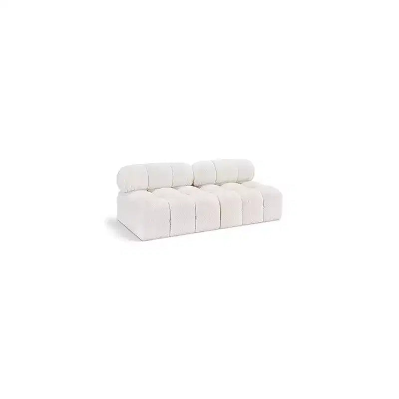 Canapé modulaire Ames en tissu bouclette