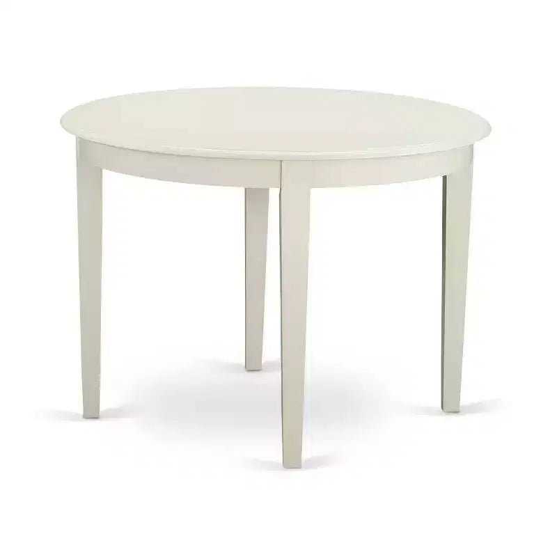Table de patio ronde 42 pouces Table de salle à manger extérieure avec 4 chaises Design bord de mer
