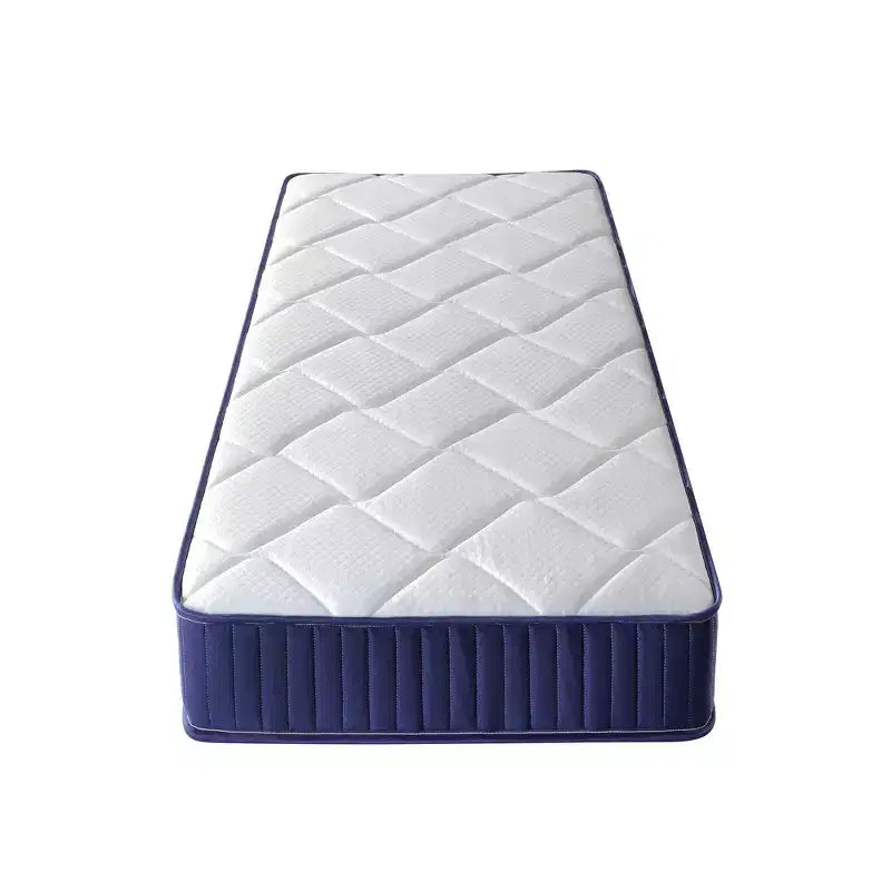 Matelas hybride Twin XL 6 pouces, ressorts ensachés en mousse avec fermeté moyenne, isolation des mouvements et soulagement de la pression.