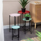 Table gigogne en métal moderne Dutile (4 tables)