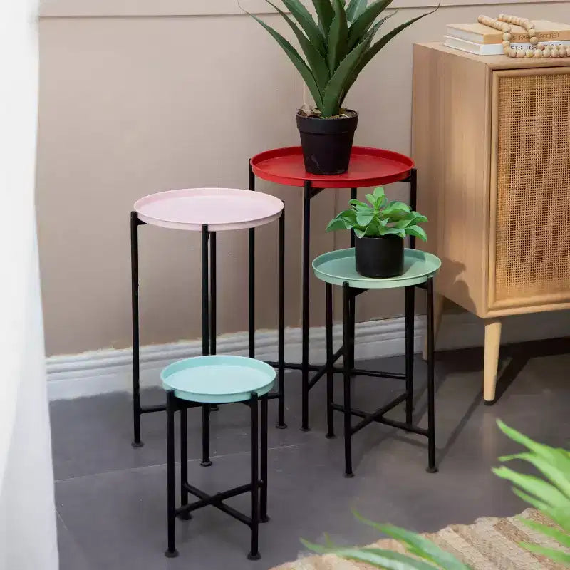 Table gigogne en métal moderne Dutile (4 tables)
