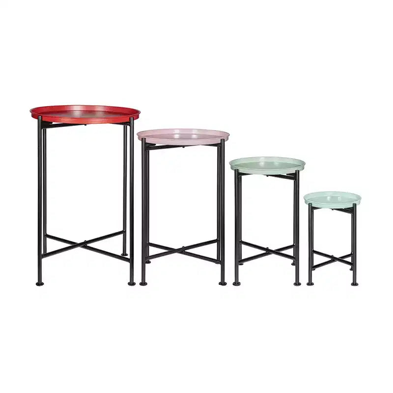 Table gigogne en métal moderne Dutile (4 tables)