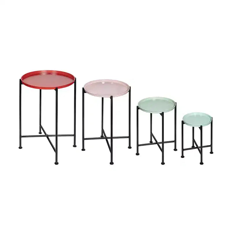 Table gigogne en métal moderne Dutile (4 tables)
