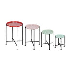 Table gigogne en métal moderne Dutile (4 tables)