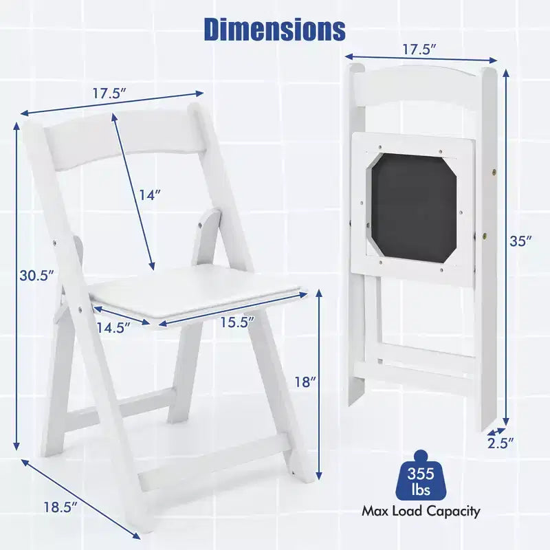 4 chaises de salle à manger avec pieds en bois d'hévéa et assise rembourrée pour la maison, le bureau et les événements