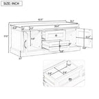 Banc de rangement en bois, Banc de rangement d'entrée avec tiroirs et armoires, Banc à chaussures de foyer avec coussin amovible pour entrée, chambre, salon