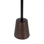 Table d'appoint ronde en métal Tira, bronze, 14x14x24