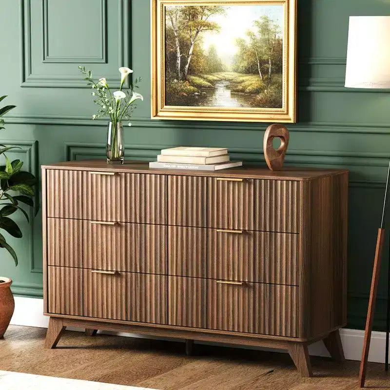 Commode à double rangée de 6 tiroirs de 119 cm (47 po)
