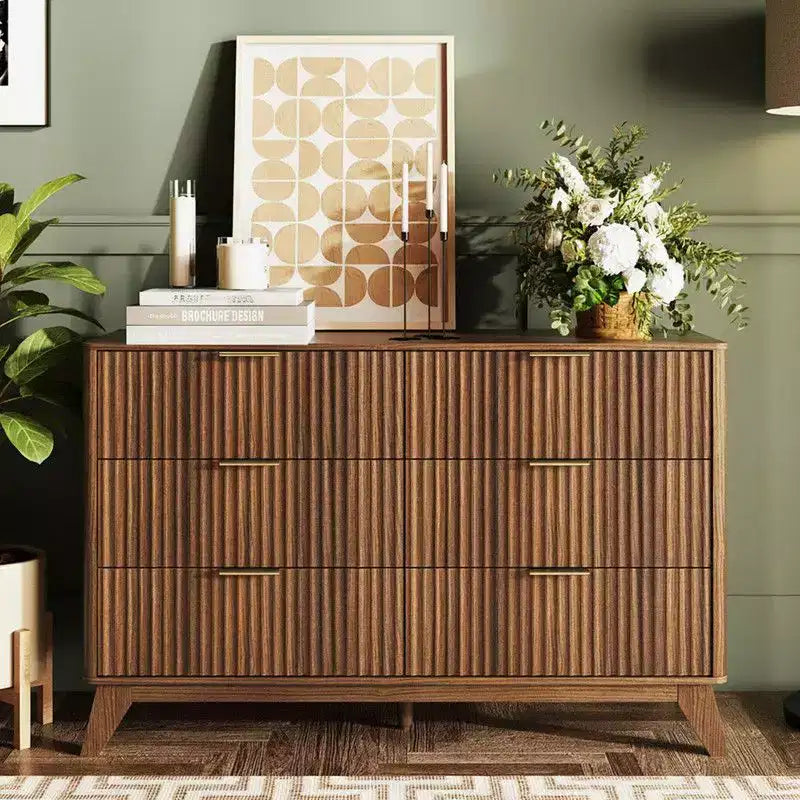 Commode à double rangée de 6 tiroirs de 119 cm (47 po)
