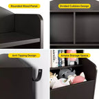 Étagère à livres et organiseur de jouets pour enfants à 3 niveaux – Casiers multi-compartiments, coins arrondis sécurisés pour les enfants, assemblage facile – Étagère de rangement idéale pour la maternelle