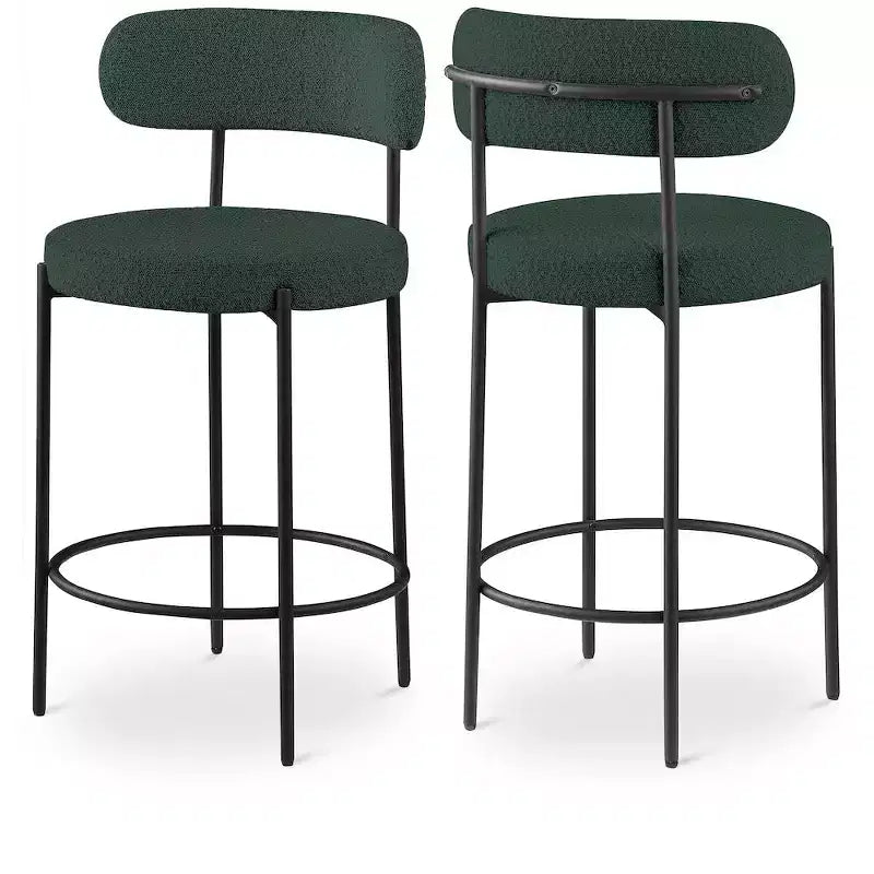 Tabouret en tissu bouclé Beacon (lot de 2)