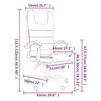Fauteuil de bureau massant Similicuir noir, métal, contreplaqué, mousse