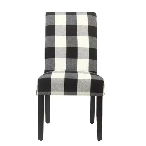 Set of 2 Parsons Dining Chairs Black - HomePop