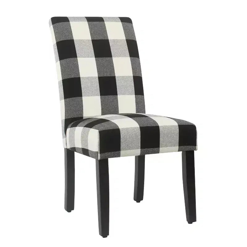 2 Chaises de salle à manger Parsons noires